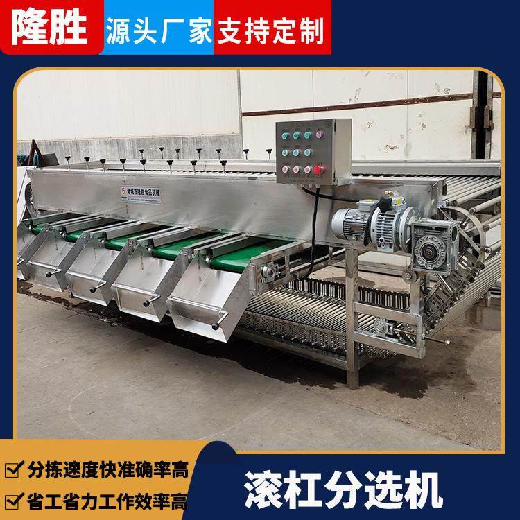 隆胜全自动土豆滚杠式分选机 果冻橙脐橙分选设备 大型选果机,清洗/食品/商业设备,肉制品加工设备,淘宝优惠券,粉丝福利购,淘宝优惠卷