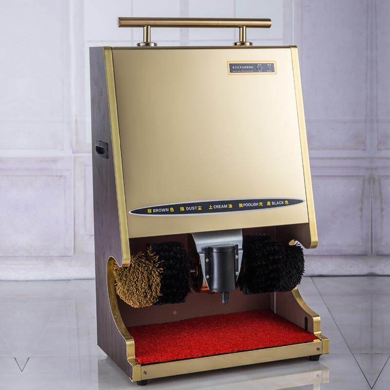 全带自动擦机公用酒JDC-A01店家用感应擦鞋器广屏告电动毛刷擦皮