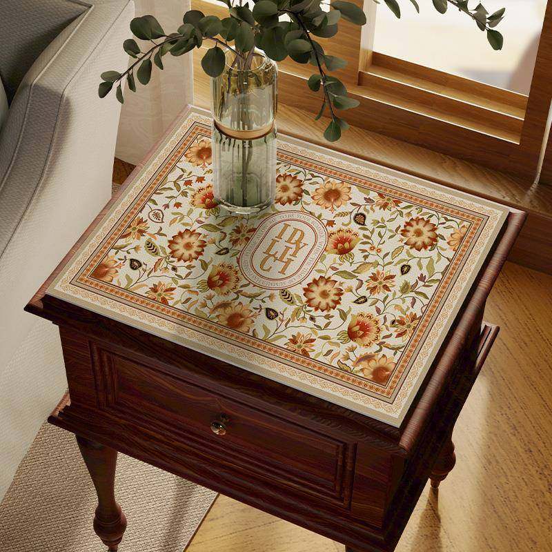 K布B几1美式Q床头柜盖家用盖巾茶几边F7695H86桌布可擦洗冰箱洗衣