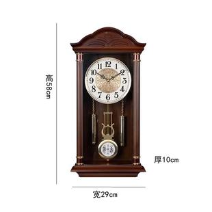 金钟宝中式钟英表报静时挂钟客厅老式挂表DOA家用挂复古墙时钟音