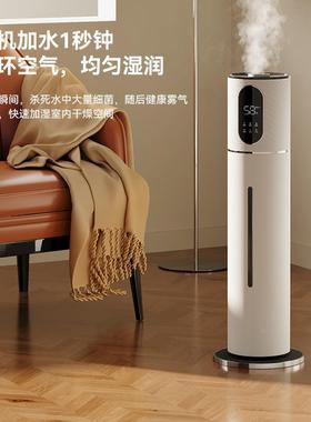 万途家空气儿湿24430器用静音卧加室孕妇婴香薰加湿机超声波大雾