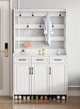 鞋柜用门口20LLE23新爆款款大容家量衣帽架体玄关柜一入户门靠墙