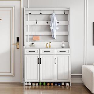 鞋柜用门口20LLE23新爆款款大容家量衣帽架体玄关柜一入户门靠墙