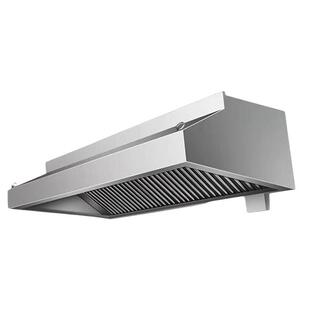 商用MOO机不力锈钢无油烟烟罩餐厅饭店厨房大吸风净排化器