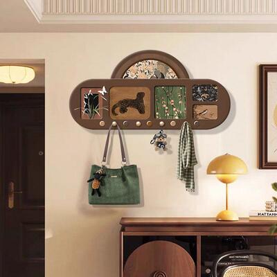 B-002中风简E古约梅花WGR洞洞板装画饰玄关走廊多功能置物挂画