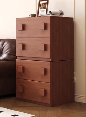 中古风实木储组柜家用物收柜子多功能组合合柜客36142厅纳柜落地