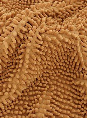 多色现鞭炮绒雪尼尔地垫面XHO料吸水巾拖绒货抱枕擦手把巾毛拖把