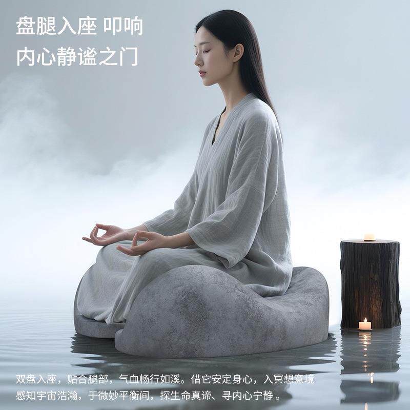 冥想坐垫静坐禅修打盘腿蒲团瑜伽冥地想上久坐JLMX-202看不塌沙坐