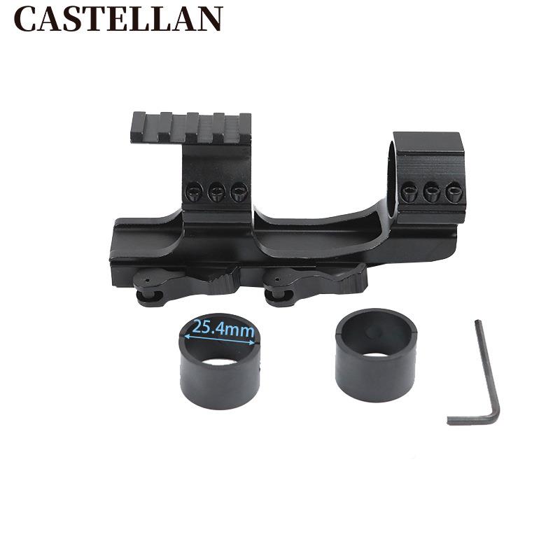 后延一KD3002体快合拆管体夹25.4/30mm快拆支架瞄管夹连铝金瞄夹