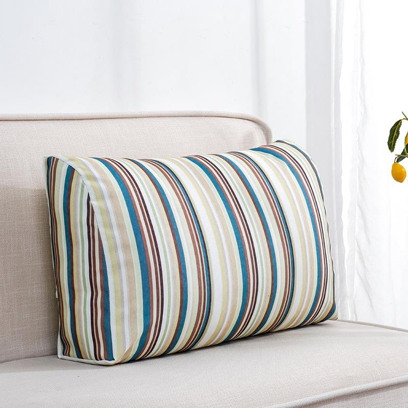 lpum6249沙靠发靠枕特大垫大号长形靠背垫头套床三角腰枕方客厅护