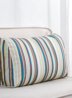 lpum6249沙靠发靠枕特大垫大号长形靠背垫头套床三角腰枕方客厅护