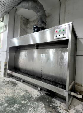 东莞水磨除尘组合式设柜备.喷米涂机15环保不ESH锈钢水帘柜厂家