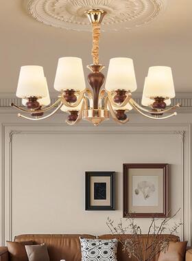中风客吊灯新款法古33782式护眼新中式美式复古现代简约餐厅卧室