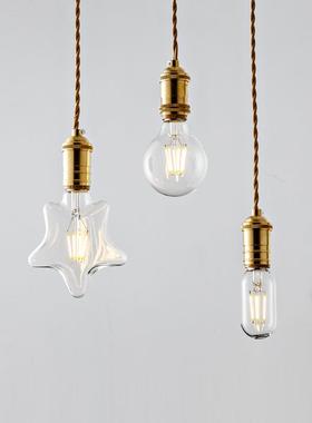 钻灯石风心形台吊灯工业服装店橱窗吧FDR6TUY咖啡厅酒吧餐厅复古