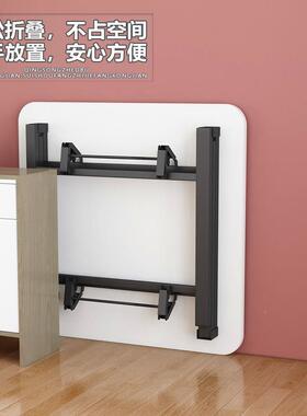 折叠吃饭桌GCW矮桌家用易餐桌地桌摆摊简方桌出租屋桌正方形小桌