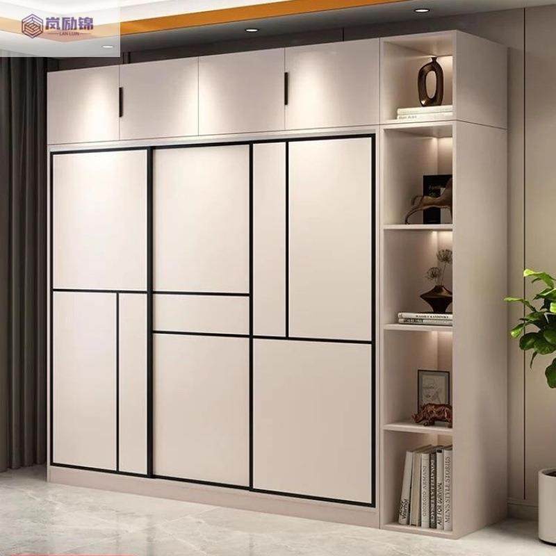 用202户5爆款衣柜家用卧推拉门新款出租房经济型小型简2024-4-1室