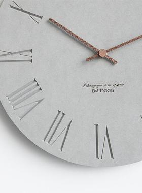 wozoom屋准现创代约简北欧钟表挂P000EMA1钟客厅意时家用超静音挂