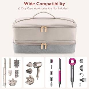 戴森卷发美发工干具的双层行包,旅盒兼容旅SharkFlex行风格,燥系