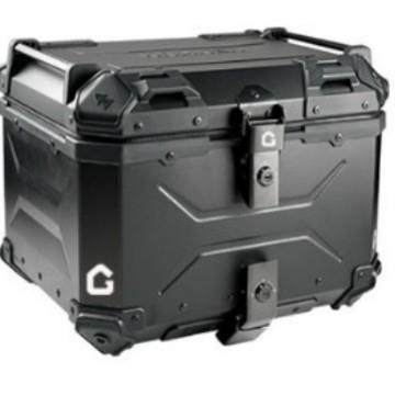 摩026托车尾箱后行李箱电备车踏板车物通用储箱大小容量动尾箱