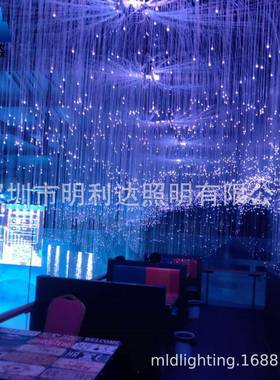 抖音光网吧红灯纤七彩网红灯餐HCV厅酒网红灯