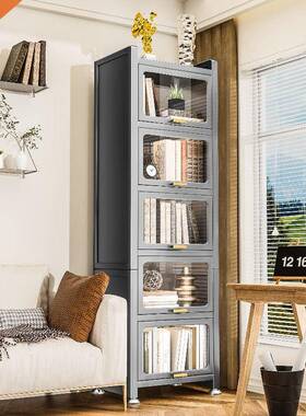 书LQL架物架地夹缝小置书柜储物柜靠墙家边落收纳简易用多层客厅