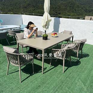 登啡室外庭院园桌椅北欧花咖厅藤椅样板房露台阳台家具x1005藤沃