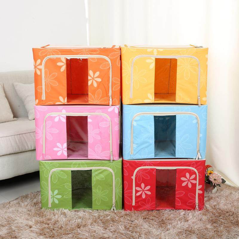 大号津布帆钢架折叠收纳牛箱11L-150L布整理衣服储箱物箱百纳子收,收纳整理,收纳箱,淘宝优惠券,粉丝福利购,淘宝优惠卷