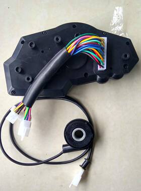 码表液晶电子仪摩托车车by007A街跑街跑摩托车改装仪表KWASAKI30