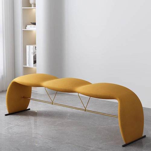 北梳妆换鞋凳家用卧室床尾凳装凳床榻服店简欧约沙VCL发凳矮凳储