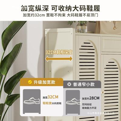 新款鞋0001架柜奶纳油家用门口爆款鞋架收入户玄关置物架楼道风口