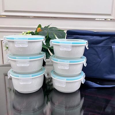 月餐送保温陶瓷餐手提便携式Z77SSMJ5环保外卖保温袋外套装具子商