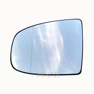 适用马X5X6E70E71于E72倒车镜宝马X5X6后视镜反光镜镜片白镜宝带
