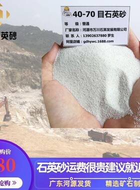 石英砂白色池粤矿格40-77470目白沙适子用于节日造景儿童规沙跳远