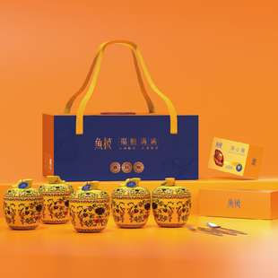 鱼极大师级黑松露鲍鱼花胶糖心鲍佛跳墙古法慢熬含餐具福鲍礼盒