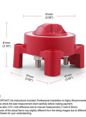 船艇用游电源断电旋钮开关大电流电池保护BX103015开2关四断电关