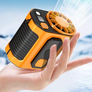 挂腰风扇夏降温神器863户式 夹腰间携小风扇 外工地焊天工便随身式