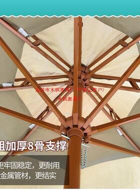 直户65068外柱遮阳伞手摇杆花园室外庭院露天保伞安亭咖啡厅阳台