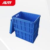 加XCN厚工业塑料折叠箱可折叠塑盖食品料级可折叠周转带箱