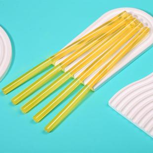 透高粘直ZY 11毫米明黄熔胶棒纸箱热热熔胶工厂销 yello7