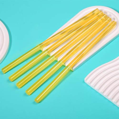 透高粘直ZY-yello7/11毫米明黄熔胶棒纸箱热热熔胶工厂销
