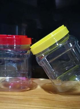 4装斤装手提蜂蜜塑4料瓶水容量3斤纸箱包AVM2装鱼饵个霉豆腐