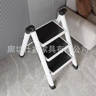 子家用折梯室梯内人叠字便携伸缩梯登高梯加宽踏爬1板梯凳步梯