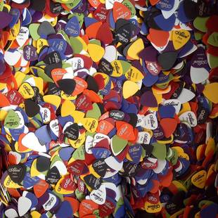 爱丽丝拨片吉他1弹TYF片电吉他民谣M吉他058M到5.MM六厚混.装 600