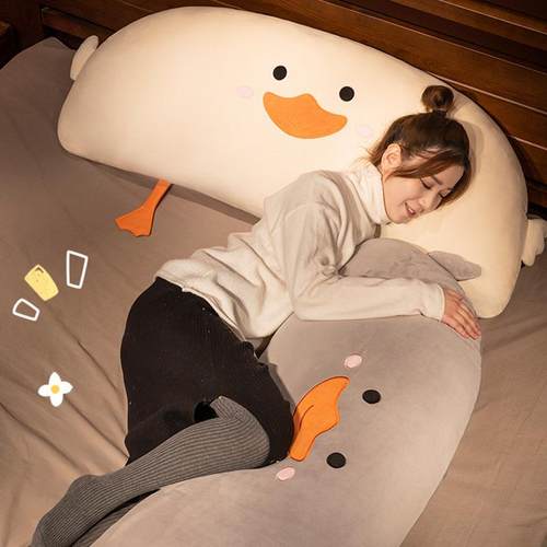 ins北欧风大白鸭子床靠软鹅包大靠头PC031背抱枕女生睡觉床垫上椅