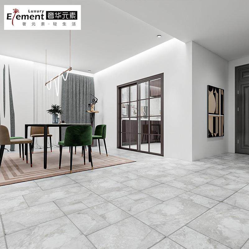 欧式复古古Y1F641子母莱姆石瓷砖仿古地砖哑光客餐台厅防滑砖阳庭