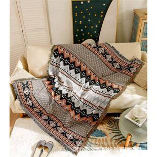 沙发盖巾北欧isn风全盖复古KBR单人用盖布简约季通四沙发套罩垫