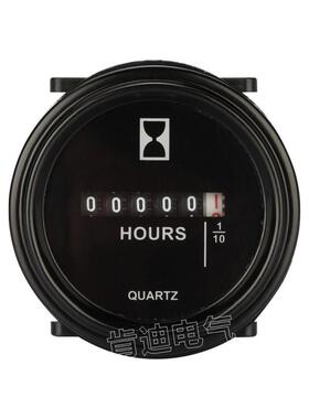 工业计时器H-1石英S电新子全密封式计时器AC100-BID250V全黑色