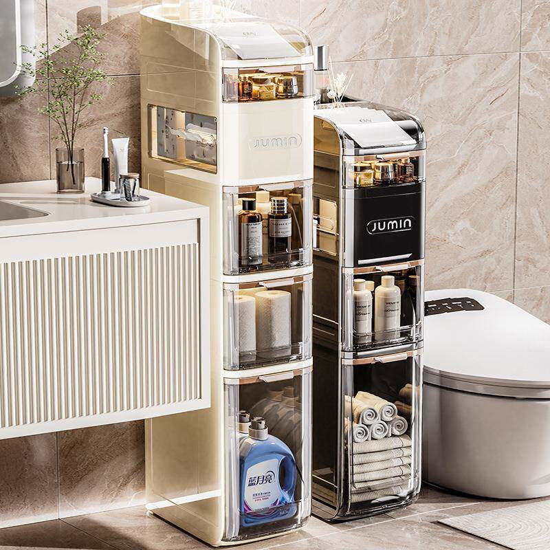 柜严选轻奢厅夹缝柜浴9612客窄款收纳置物架纸巾大容量卫生室间储