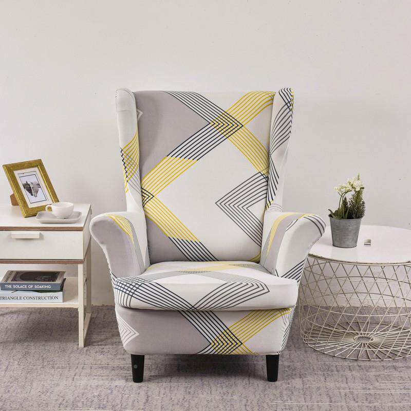 弹力凳老斯罩虎套椅子套沙发套全包单人翼背沙发美式佳蒙BSQ坐垫