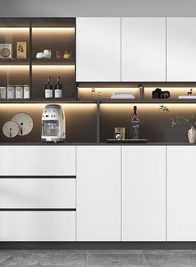 8实木餐柜客厅茶水柜靠墙一置体橱柜现CBG11/16代简约物柜家用K边